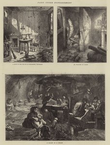 Paris under Bombardment by Edwin Buckman